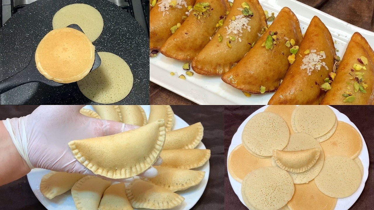 القطايف⁉️بكوبيتين دقيق هتعملي كيلو قطايف بكل سهولة انجح طريقة هتعمليها👌الشيف هناء فهمي
