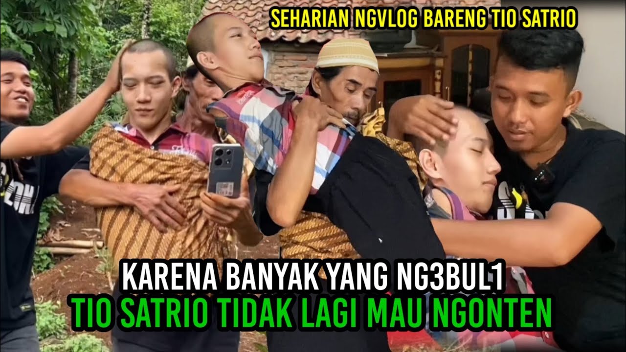 SEDIH🥺 TIO SATRIO TIDAK MAU LAGI NGONTEN KARENA BANYAK YANG NG3BUL1N9