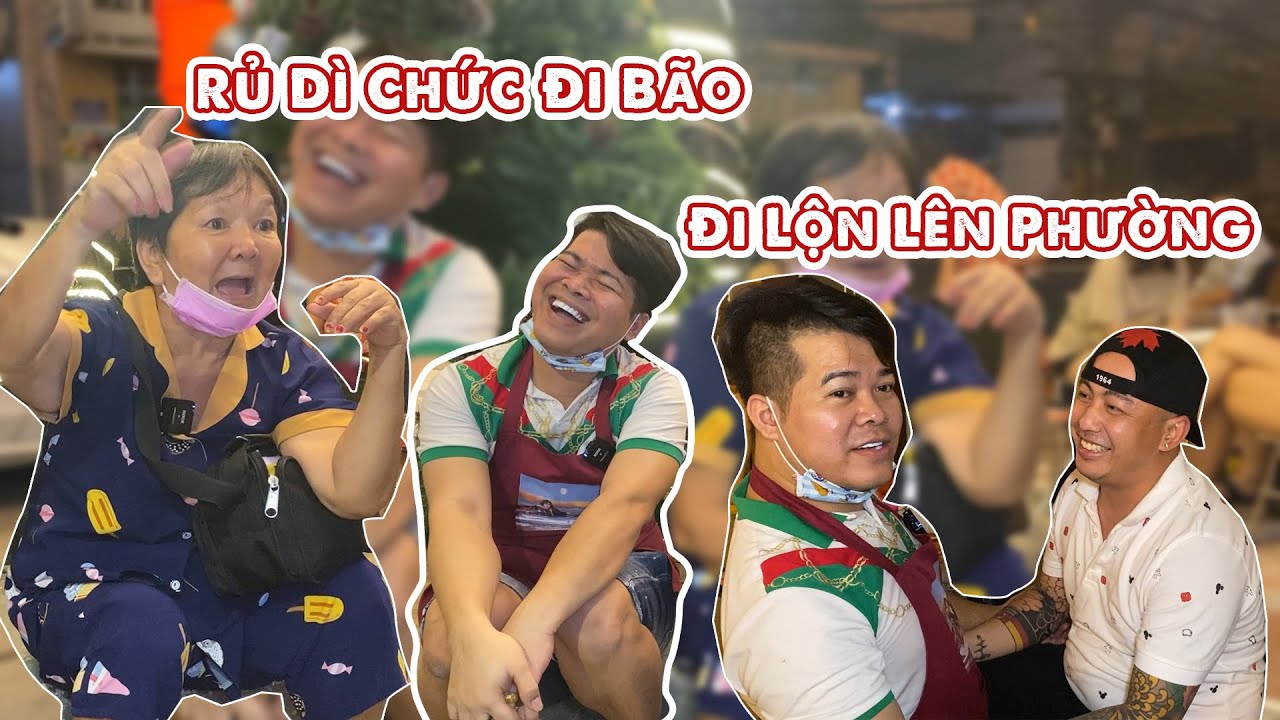 Thu Phương Rủ Dì Chức ĐI Bão,Đi Lộn Lên Phường Cười Nghiêng Ngã