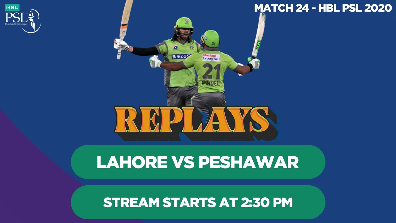 #HBLPSLReplays | Lahore Qalandars vs Peshawar Zalmi | Match 24 | HBL PSL 5