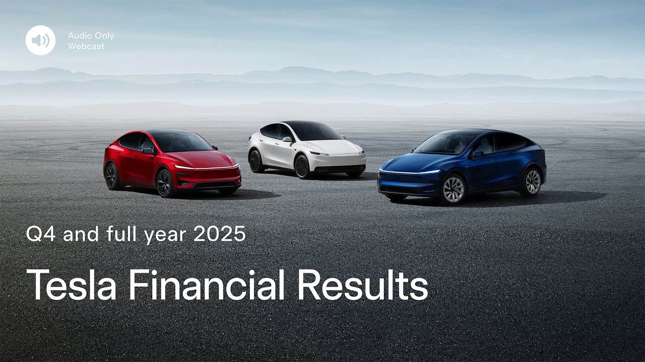 Tesla Q4 and full year 2025 Financial Results and Q&A Webcast