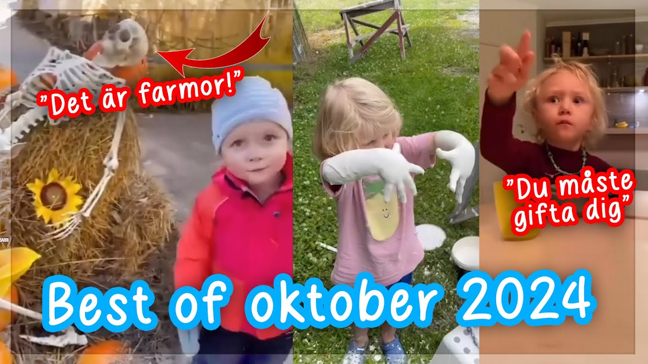 SVERIGES ROLIGASTE BARN - BEST OF OKTOBER 2024 😂