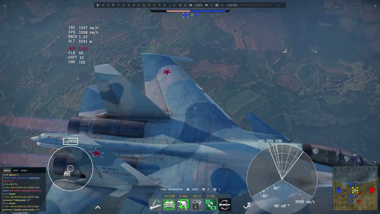 Su-30SM2 14킬 2어시 0데스