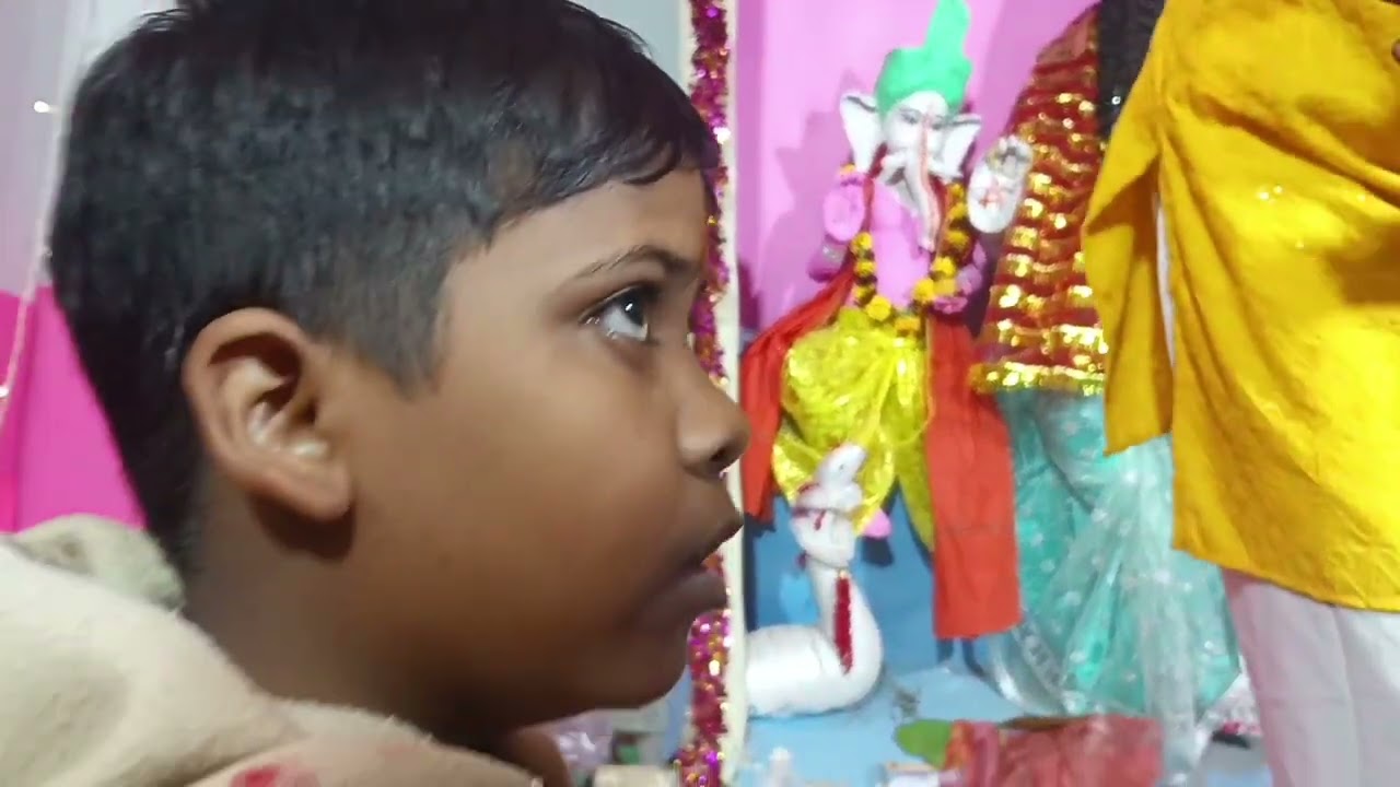 अभी हम लोग जा रहे हैं सरस्वती माता के#आप लोग भी देख लीजिए 🥰🙏