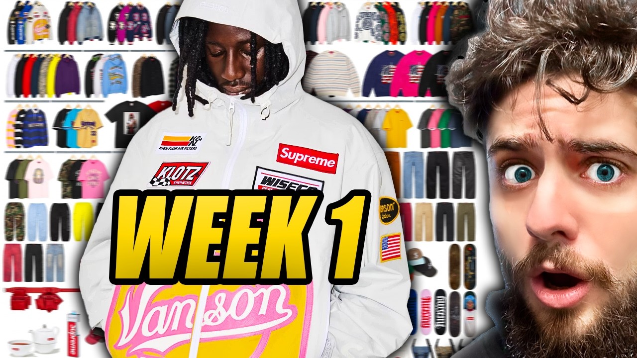 Supreme Week 1 Droplist - The Biggest Drop Ever?! #FW25