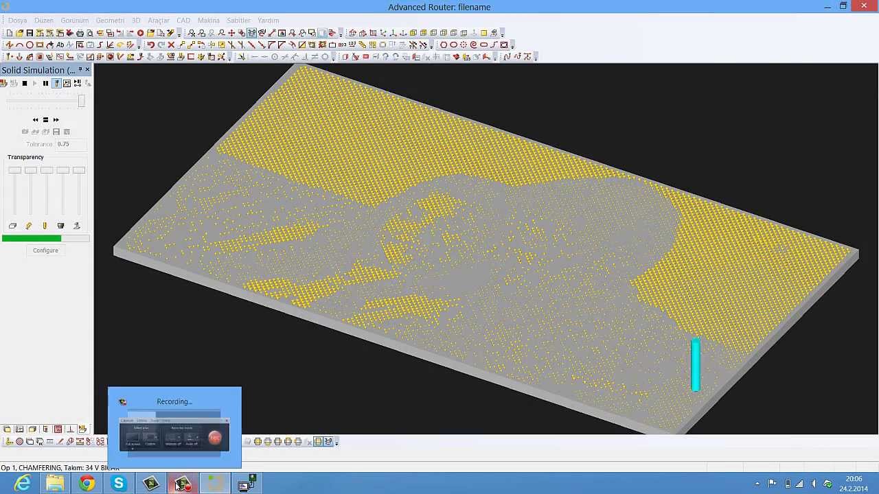 Alphacam cnc halftone nasıl kullanılır