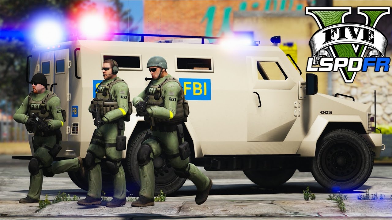 GTA 5 - LSPDFR Ep158 - FBI SWAT TEAM MADNESS!!