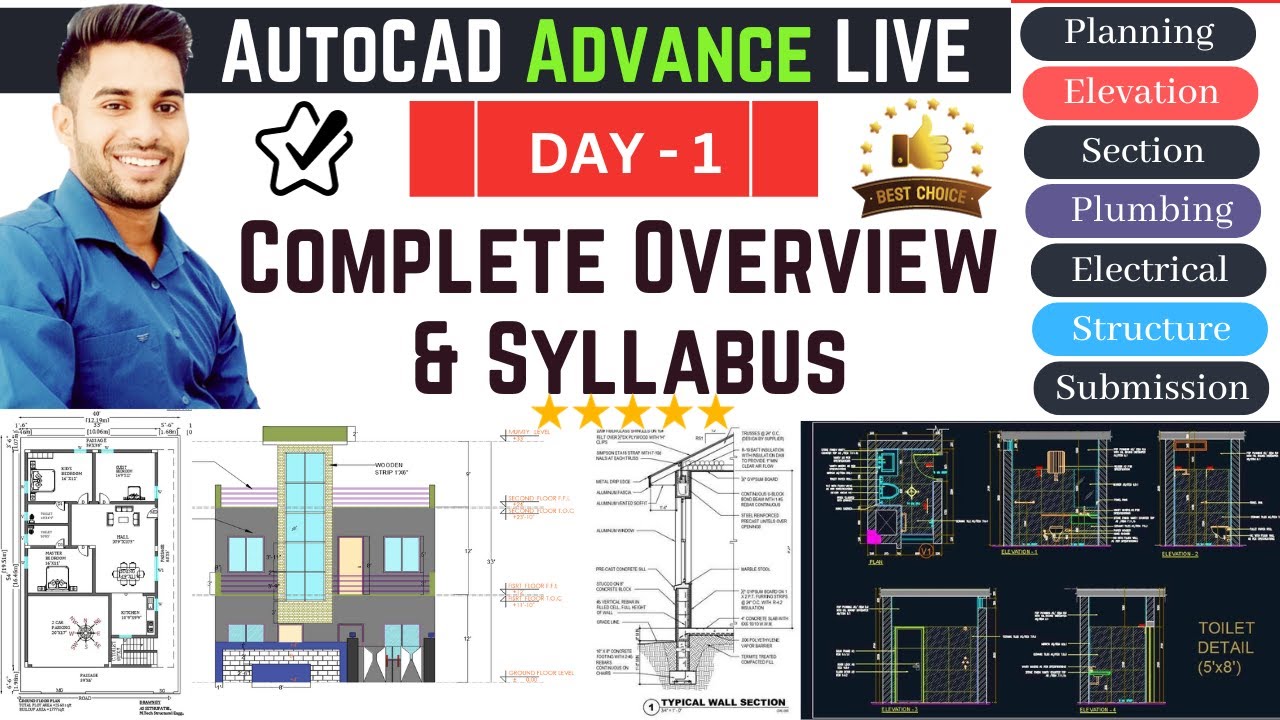 AutoCAD Advanced Live Professional Class | Day - 1