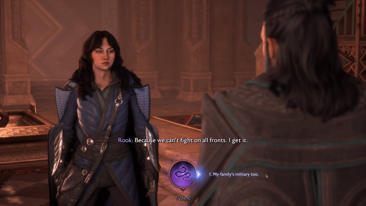 Dragon Age: The Veilguard - Tarquin and Shadow Dragon Rook discuss Rook's backstory and the templars