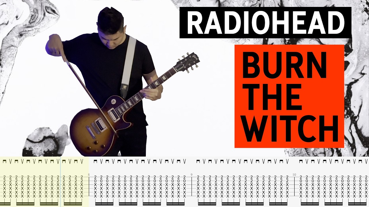 Radiohead - Burn the Witch | FULL Guitar Tab + How to Use Cello Bow with Guitar
