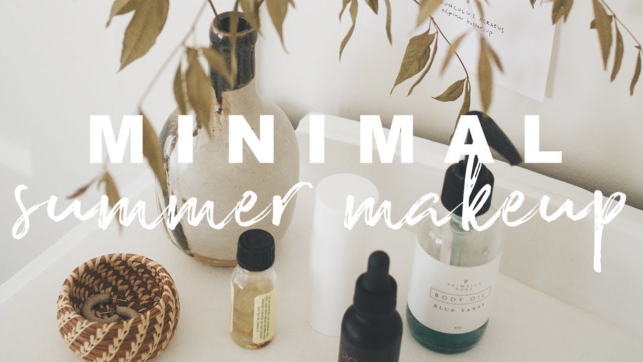 Minimal Summer Makeup | Caroline Joy