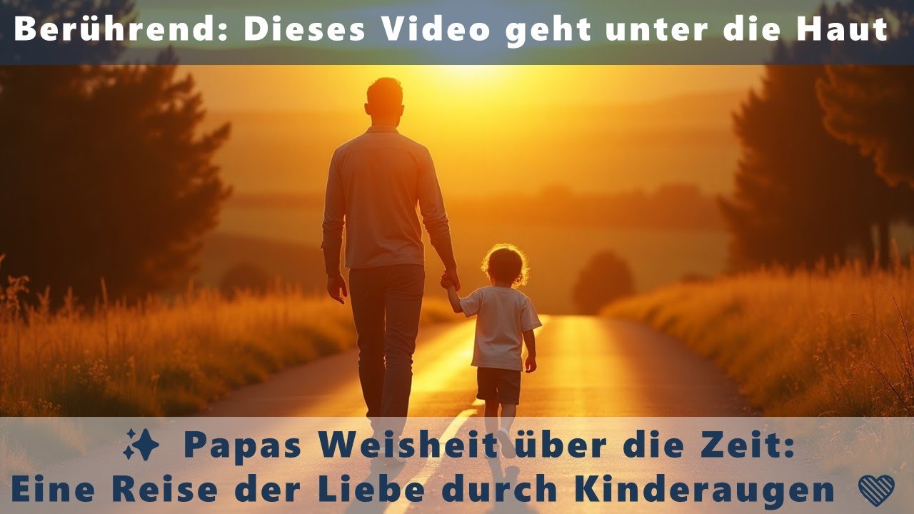 R&uuml;hrend: Wie Papas Weisheit unser Leben f&uuml;r immer pr&auml;gt ❤️✨