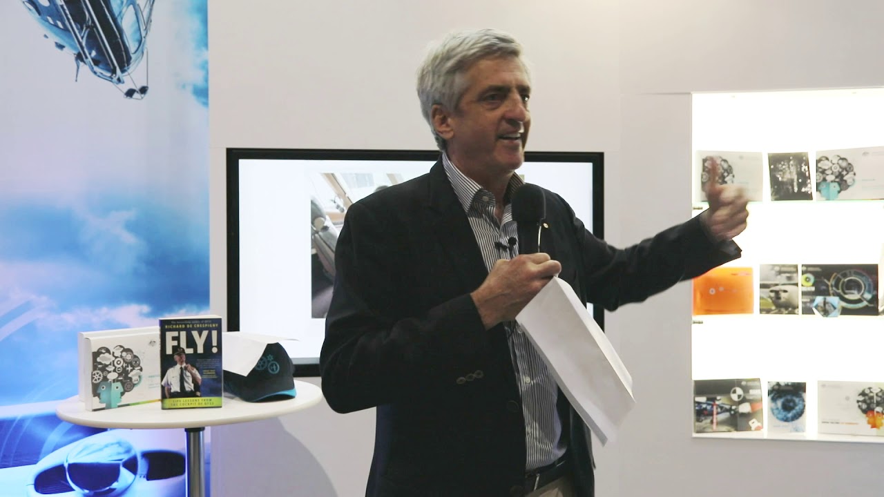 Avalon 2019 - Richard de Crespigny launches Safety behaviours: human factors for pilots kit 2nd ed