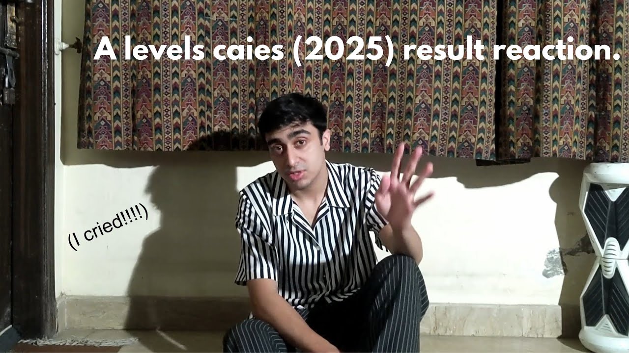 Reacting to my A levels CAIES result (2025)
