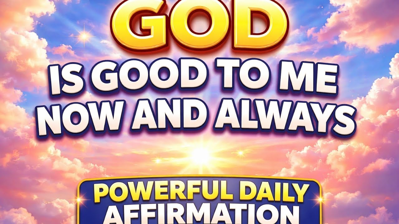 God is good to me Now and Always |  Powerful Daily Affirmations 