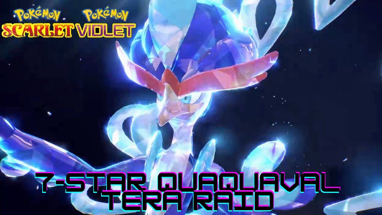 Pok&eacute;mon Scarlet & Violet 7-Star Quaquaval Tera Raid