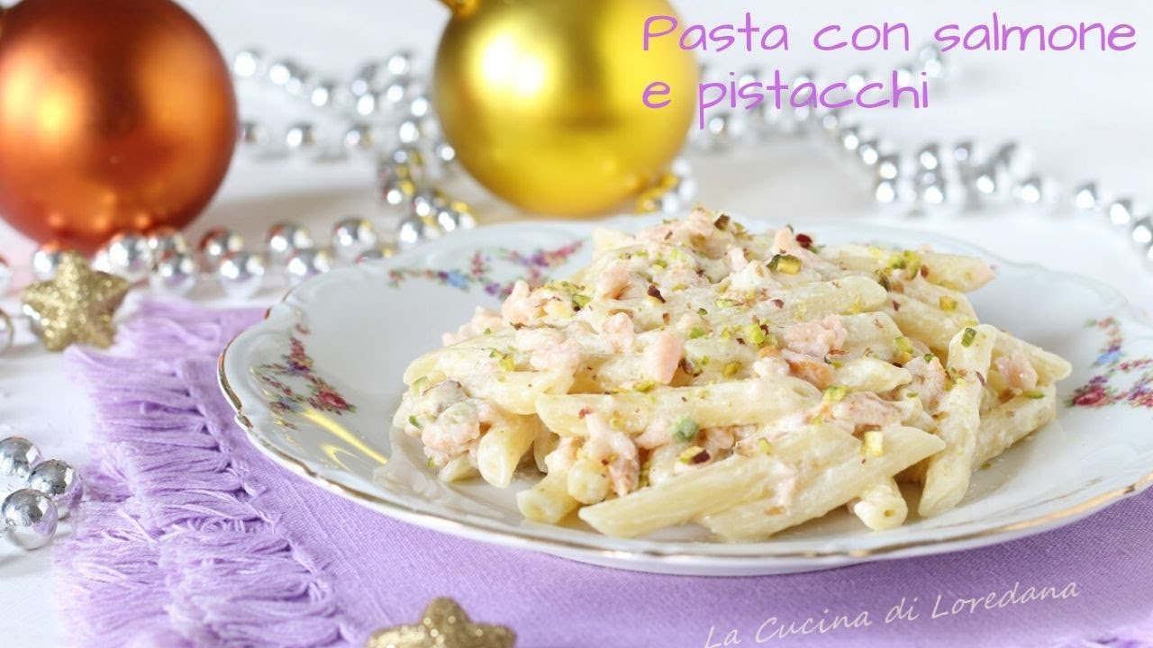Pasta con salmone e pistacchi - Un primo piatto semplice e squisito