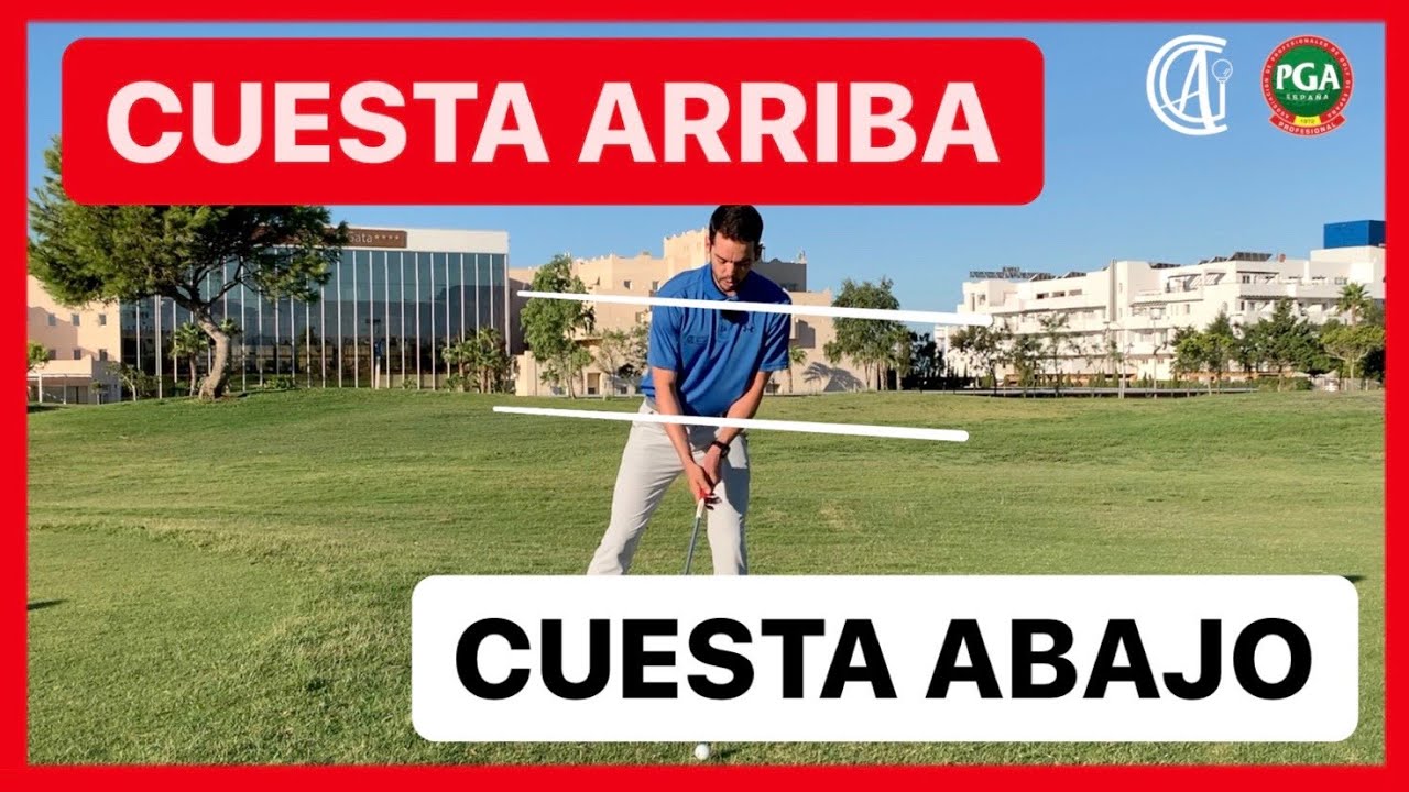 Cómo golpear CUESTA ABAJO y CUESTA ARRIBA en golf ⛳️ [desarrolla tus habilidades y AHORRA GOLPES]
