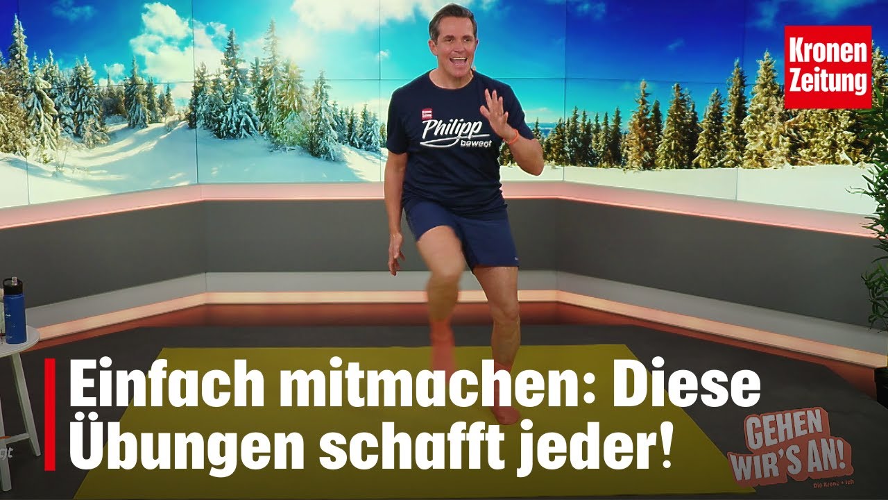 Philipp bewegt am Sonntag, 1.2.: Diese Übungen schafft jeder