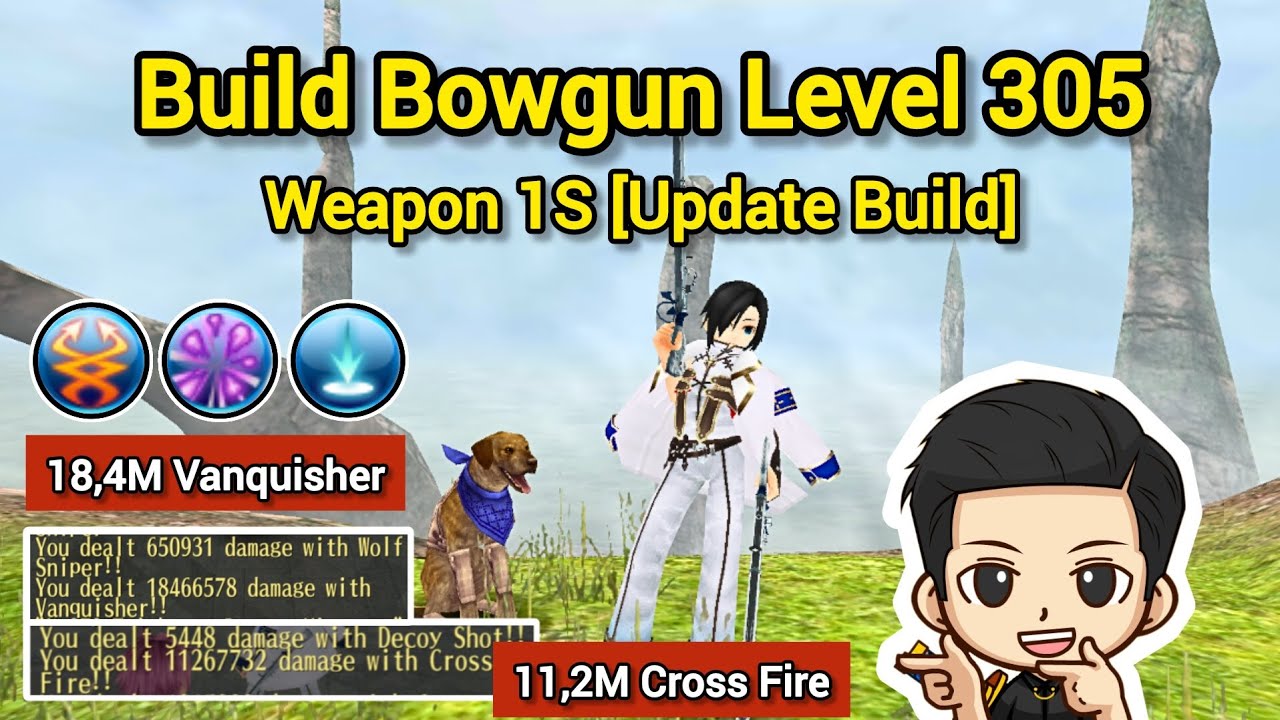Build Bowgun Level 305 Weapon 1S !! [Update Build] !! Toram Online 