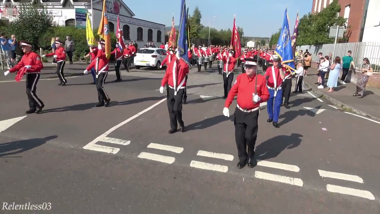 Shankill Protestant Boys (Full Clip 4K) @ Brian Robinson Memorial Parade ~ 07/09/24 (4K)