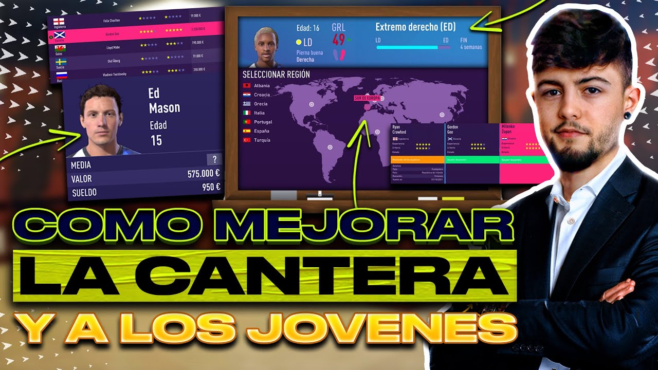 COMO UTILIZAR la CANTERA & MEJORAR las JOVENES PROMESAS en FIFA 23 MODO CARRERA! ✅