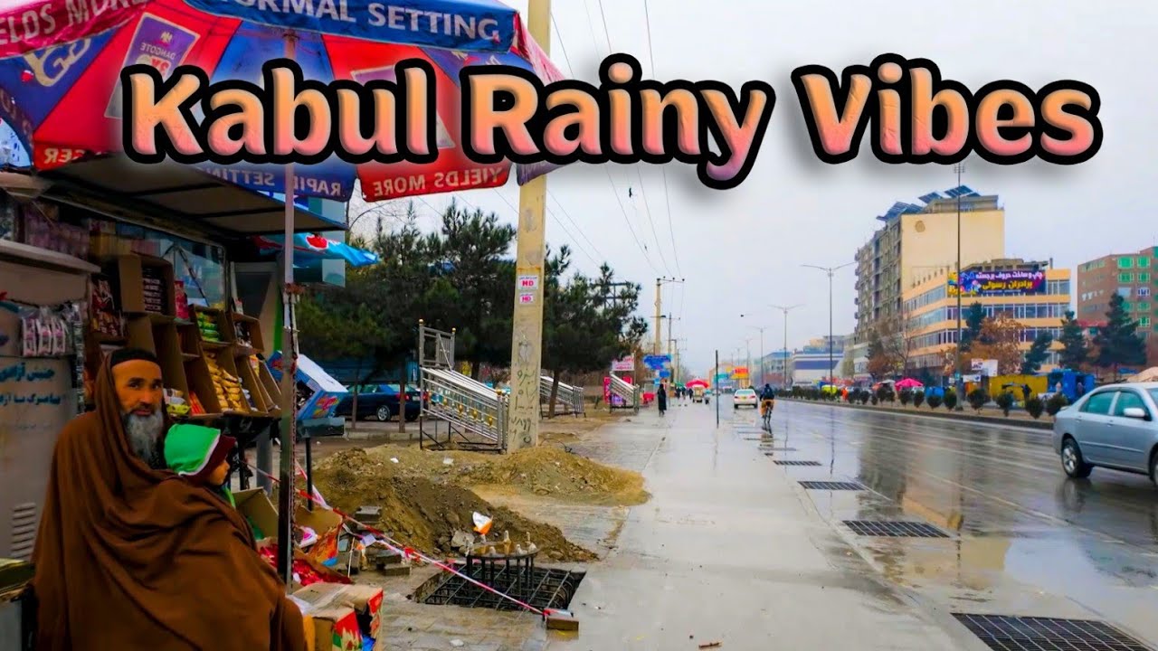 Walking Through Rainy Kabul | Peaceful Streets, City Vibes & Hidden Beauty