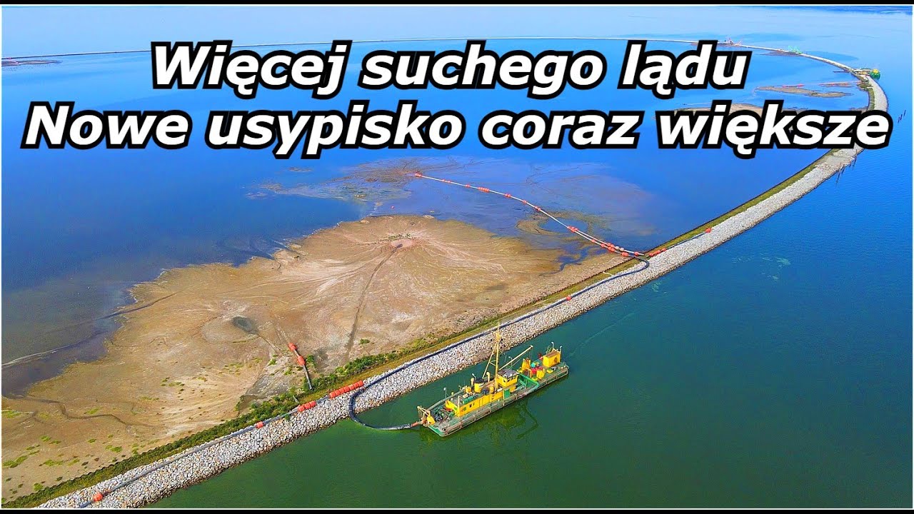 Wyspa Estyjska - Powstające nowe usypiska zaczynają się łączyć w całość