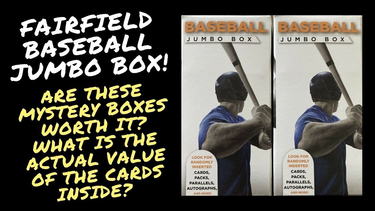 Fairfield Baseball Jumbo Boxes! Does This Mystery Product Hold Any Value?