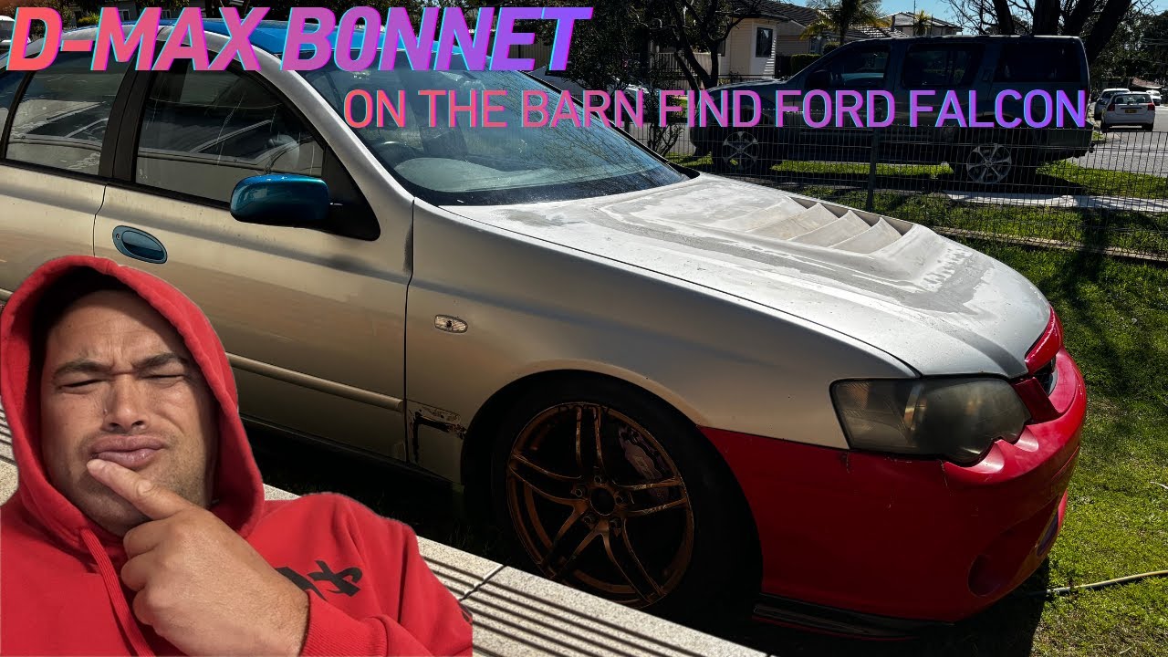 D-Max bonnet scoop on the barn find ford falcon