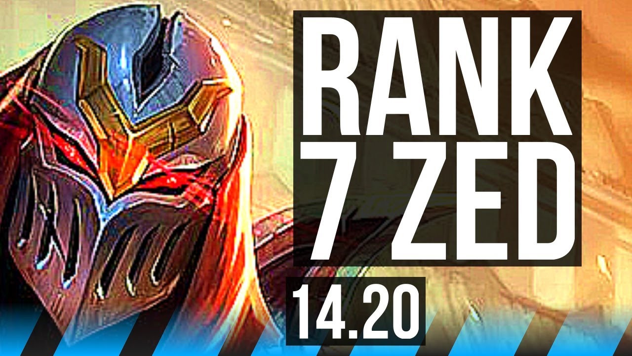 ZED vs NASUS (MID) | Rank 7 Zed | NA Diamond | 14.20