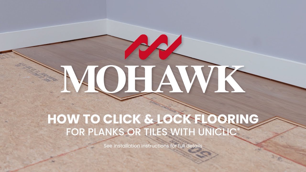 How to Install UniClic Click Lock Flooring | Easy DIY LVP & Laminate Installation Tutorial