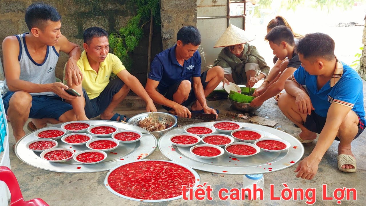 Tiết Canh Lợn Rừng.Hôm Nay Chơi Lớn Làm Con Lợn Rưng Cùng Anh Em Thưởng Thức | Biển Nguyễn ngọc.