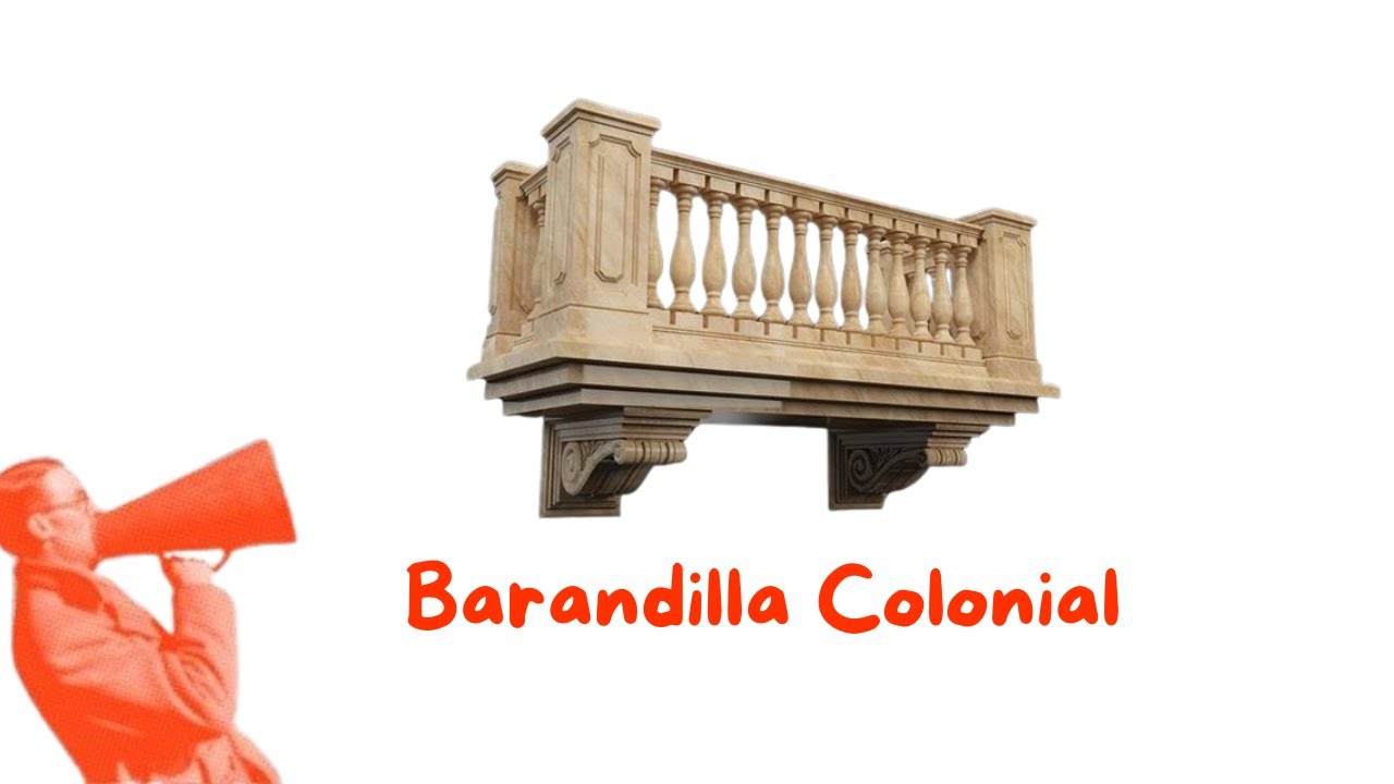 PASO A PASO :  Barandilla COLONIAL