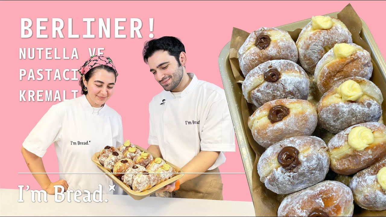 Berliner Yapıyoruz! I Nutellalı ve Pastacı Kremalı | Evde Çok Kolay Yapabileceğiniz Berliner Tarifi
