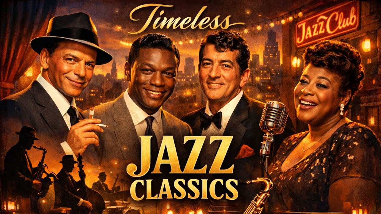 Frank Sinatra, Nat King Cole, Dean Martin & Ella Fitzgerald | Timeless Jazz Classics