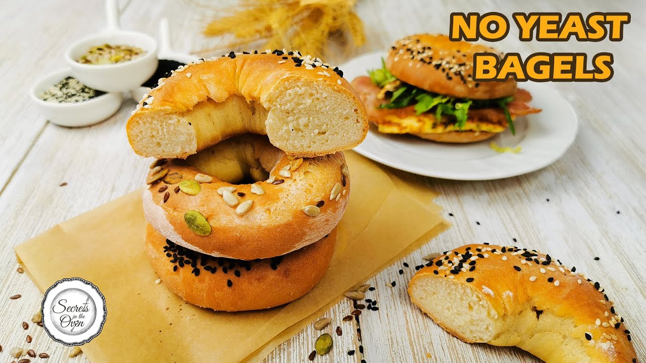 No Yeast Bagels | 2 Ingredients Dough