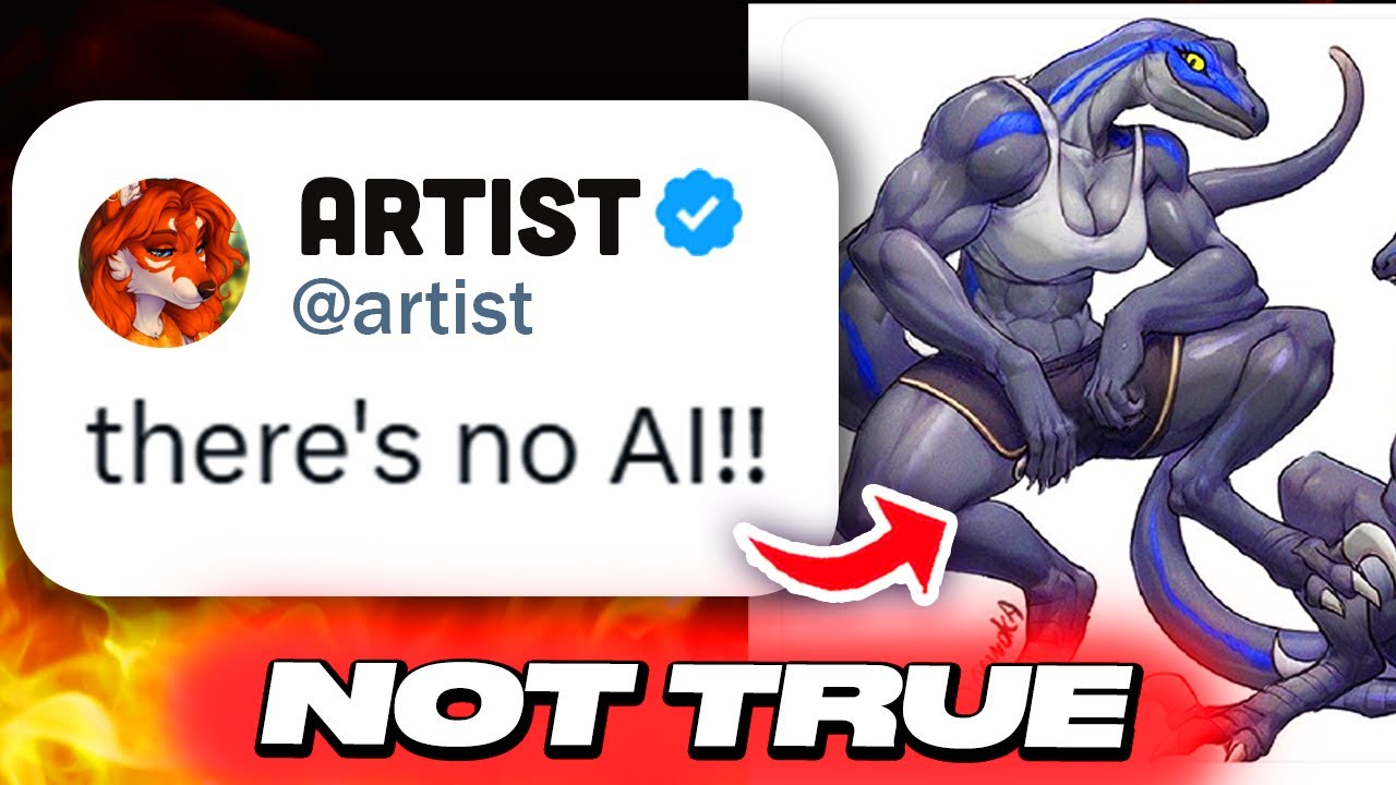 Furry Artist ACCUSED Of Tracing AI And Other HORRIBLE Things...