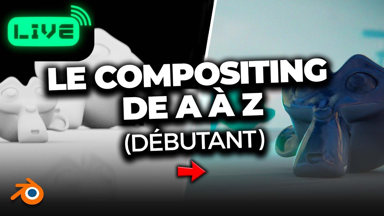 Blender 2.9 : Apprendre le COMPOSITING de A à Z en 2021 (Débutant)