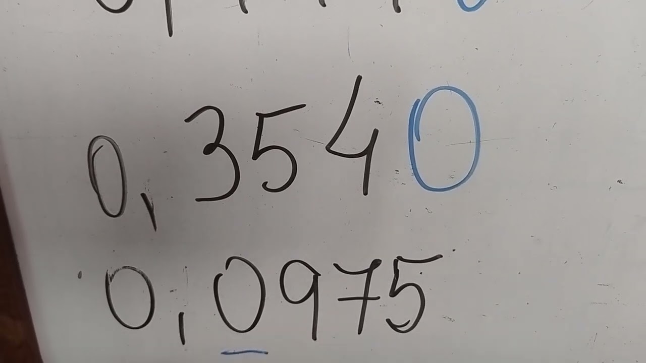 Números decimais, qual o maior ?