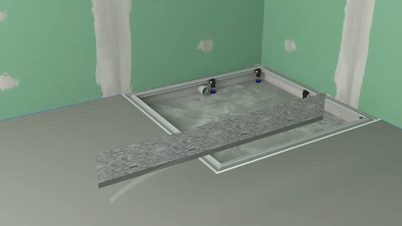 MONTAGEANLEITUNG Installation des bodenebenen Einbau-System-Rahmen (ESR) von KALDEWEI | SHK Badshop