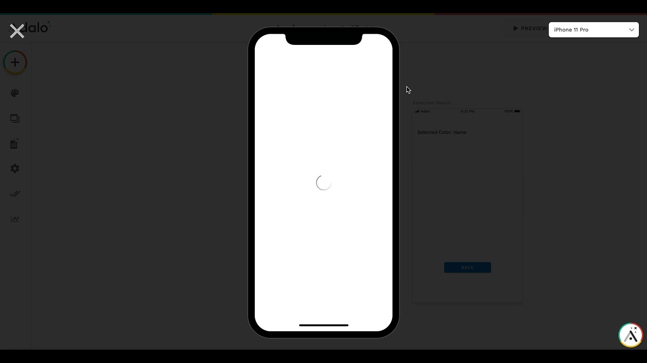 Adalo: how to select an option from a custom list using toggles' imitation
