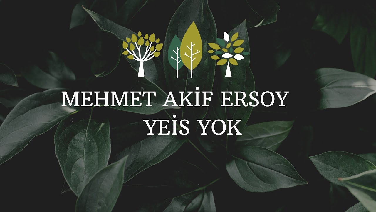 Mehmet Akif Ersoy | Yeis yok