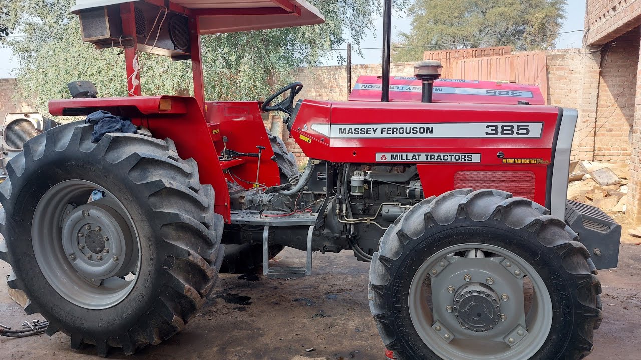 MF 385 4x4 hydraulic oil and gear oil change