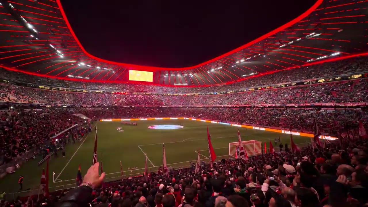 FC Bayern München - Sporting Lissabon Champions League 25/26 Mannschaftsaufstellung + Immer vorwärts