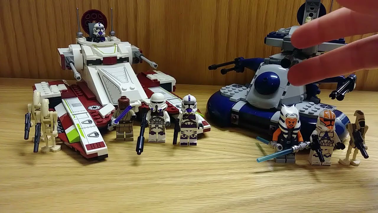 LEGO Republic Fighter Tank Set 75342 Review/Comparison to AAT 75283