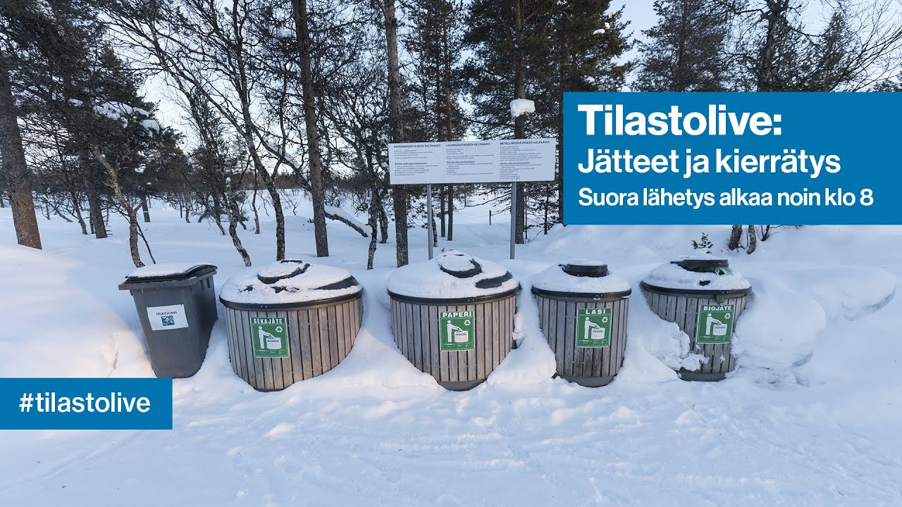 Tilastolive: Jätteet ja kierrätys – taittuiko kulutuksen jätteiden määrän kasvu koronavuonna?