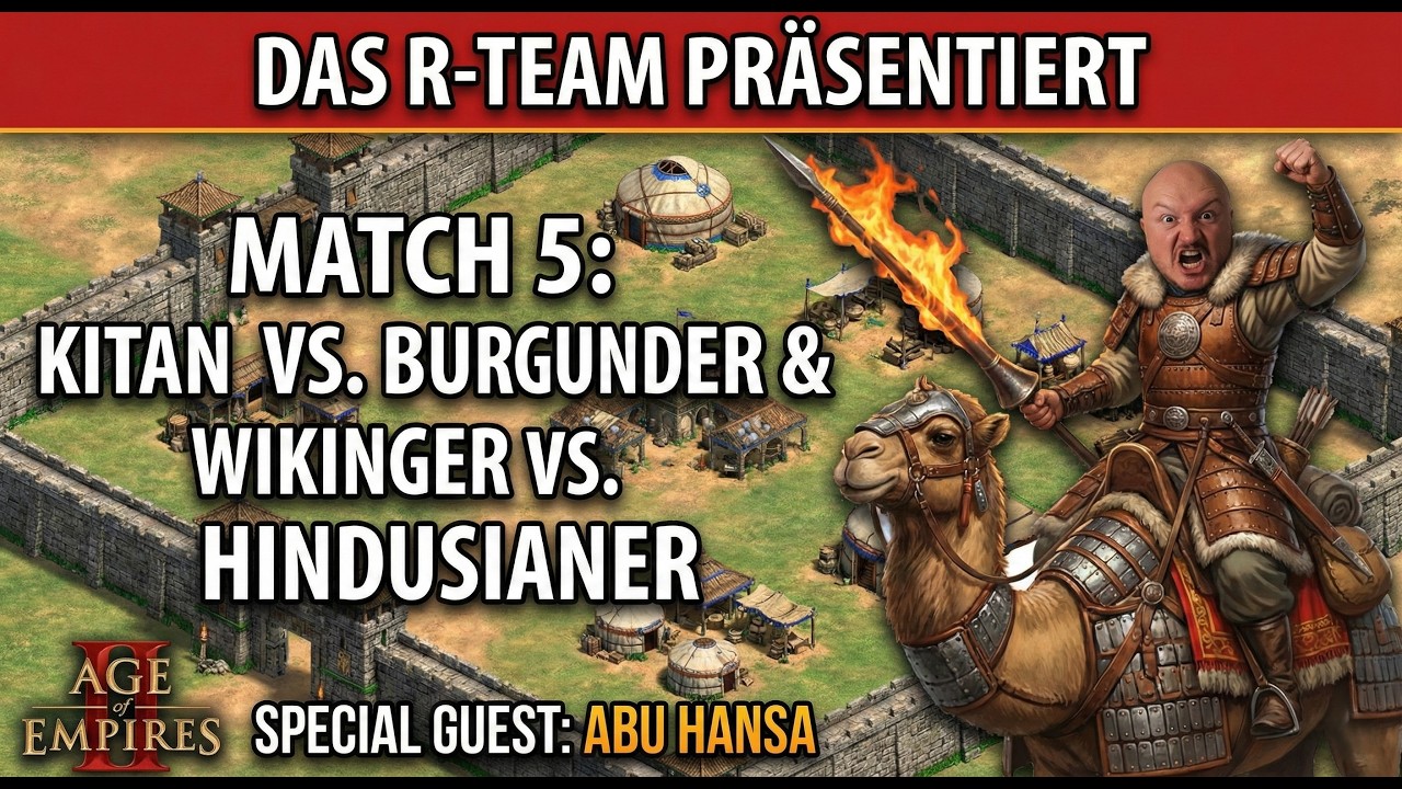 Eiskalte Taktik & Feuerlanzen: Abu Hansas Liga-Showdown! | AoE2 Liga Ep. 5 Moderation MADDIN