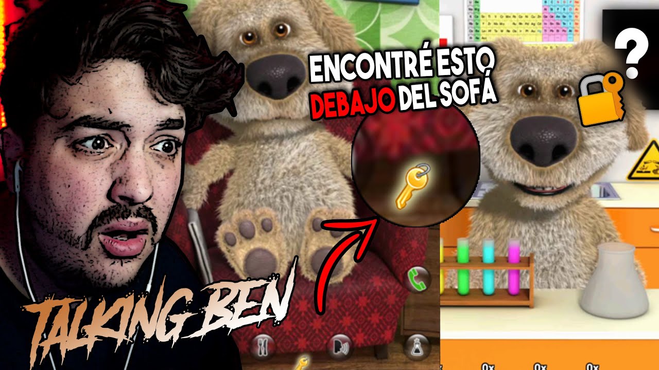 ❓ ENCONTRÉ ESTO EN EL SOFÁ DE LA APP DE TALKING BEN 🔐