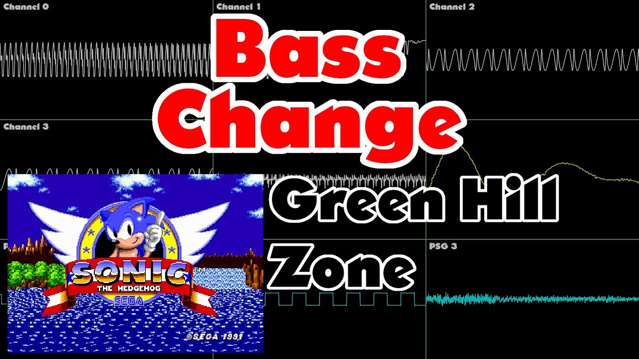 Sonic 1 - Green Hill Zone - Bass Change